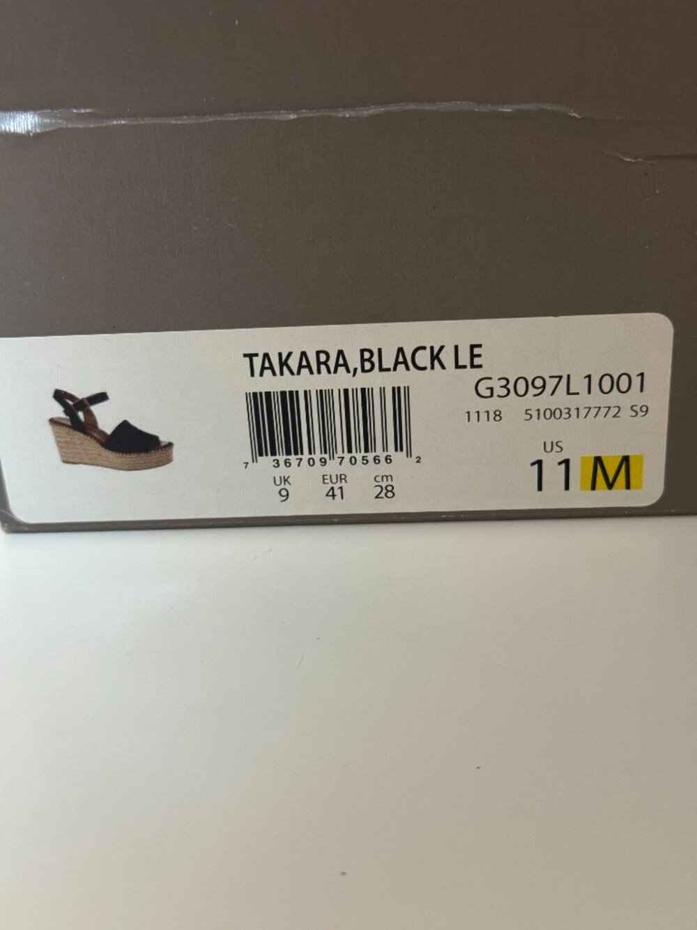Franco Sarno Espadrille Sandal, Women's size 11 M. Takara LE - Picture 2 of 3